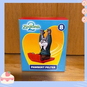 McDonald’s 2025 Happy Meal X Zootopia 2 Collectible Toy #8 Pawbert Pelter OS